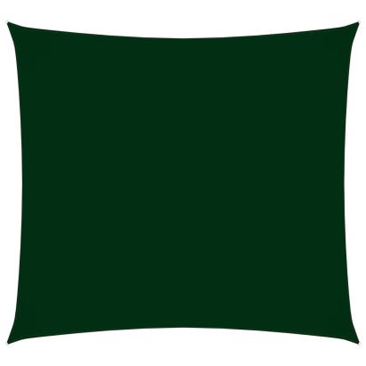 Pânză parasolar, verde închis, 3x3 m, țesătură oxford, pătrat GartenMobel Dekor