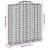 Coșuri gabion arcuite, 11 buc 200x50x220/240cm, fier galvanizat GartenMobel Dekor