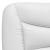 Cadru de pat cu tăblie, alb, 100x200 cm, piele ecologică GartenMobel Dekor