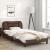 Cadru de pat cu tăblie, maro, 100x200 cm, piele ecologică GartenMobel Dekor