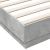 Cadru de pat cu lumini LED, gri beton, 200x200 cm GartenMobel Dekor