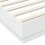 Cadru de pat cu lumini LED, alb, 180x200 cm GartenMobel Dekor