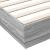 Cadru de pat cu lumini LED, gri sonoma, 180x200 cm GartenMobel Dekor