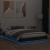 Cadru de pat cu lumini LED, stejar maro, 160x200 cm GartenMobel Dekor