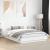 Cadru de pat cu lumini LED, alb, 150x200 cm GartenMobel Dekor