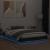 Cadru de pat cu lumini LED, stejar maro, 150x200 cm GartenMobel Dekor