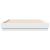 Cadru de pat cu lumini LED, alb, 135x190 cm GartenMobel Dekor