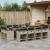 Set mobilier de grădină cu perne 13 piese gri deschis poliratan GartenMobel Dekor