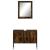 Set dulapuri de baie, 2 piese, stejar afumat, lemn prelucrat GartenMobel Dekor