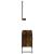 Set dulapuri de baie, 2 piese, stejar afumat, lemn prelucrat GartenMobel Dekor