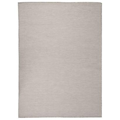 Covor de exterior, gri taupe, 200x280 cm, țesătură plată GartenMobel Dekor