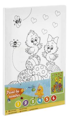 Tablou pictura pe numere - Puisori Paste PlayLearn Toys