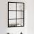 Oglindă de perete, negru, 60x40 cm, metal GartenMobel Dekor