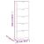 Pantofar, gri sonoma, 59x17x169 cm, lemn prelucrat GartenMobel Dekor