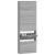 Pantofar, gri sonoma, 59x17x169 cm, lemn prelucrat GartenMobel Dekor