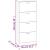 Pantofar, alb, 59x17x150 cm, lemn prelucrat GartenMobel Dekor