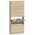 Pantofar, stejar, 59x17x150 cm, lemn prelucrat GartenMobel Dekor