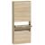 Pantofar, stejar, 59x17x150 cm, lemn prelucrat GartenMobel Dekor