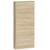 Pantofar, stejar, 59x17x150 cm, lemn prelucrat GartenMobel Dekor