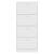 Pantofar, alb, 63x24x147 cm, lemn prelucrat GartenMobel Dekor
