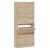 Pantofar, stejar sonoma, 63x24x147 cm, lemn prelucrat GartenMobel Dekor