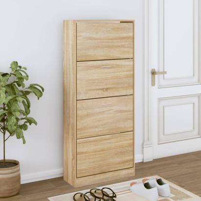 Pantofar, stejar sonoma, 63x24x147 cm, lemn prelucrat GartenMobel Dekor