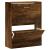 Pantofar, stejar fumuriu, 63x24x81 cm, lemn compozit GartenMobel Dekor