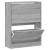 Pantofar, gri sonoma, 63x24x81 cm, lemn prelucrat GartenMobel Dekor