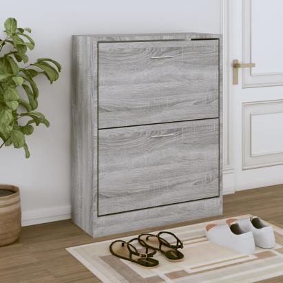 Pantofar, gri sonoma, 63x24x81 cm, lemn prelucrat GartenMobel Dekor