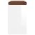 Bancheta pantofar, alb extralucios, 103x30x48 cm, lemn compozit GartenMobel Dekor
