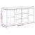 Bancheta pantofar, alb extralucios, 103x30x48 cm, lemn compozit GartenMobel Dekor
