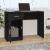 Birou cu sertar și dulap, negru, 100x40x73 cm, lemn prelucrat GartenMobel Dekor