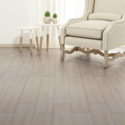 Plăci pardoseală autoadezive stejar alb clasic 2,51 m² 2 mm PVC GartenMobel Dekor