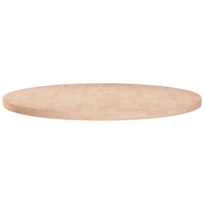 Blat de masă rotund, Ø70x2,5 cm, lemn masiv stejar netratat GartenMobel Dekor