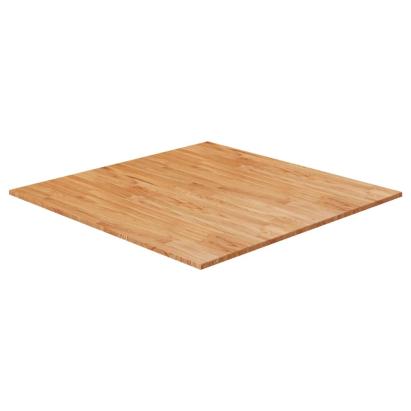 Blat masă pătrat maro deschis 90x90x2,5cm lemn stejar tratat GartenMobel Dekor