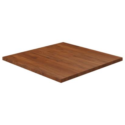Blat de masă pătrat maro închis 70x70x2,5 cm lemn stejar tratat GartenMobel Dekor