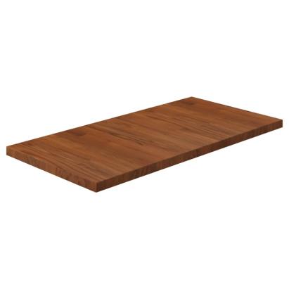Blat de baie, maro închis, 80x40x2,5 cm, lemn masiv tratat GartenMobel Dekor