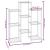 Suport pentru flori, 83x25x100 cm, negru, fier GartenMobel Dekor