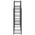 Suport pentru flori, 83x25x100 cm, negru, fier GartenMobel Dekor