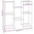 Suport pentru flori, 83x25x80 cm, negru, fier GartenMobel Dekor