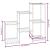 Suport pentru flori, 83x25x80 cm, negru, fier GartenMobel Dekor
