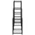 Suport pentru flori, 83x25x80 cm, negru, fier GartenMobel Dekor