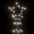 Brad de Crăciun conic, 108 LED-uri, alb rece, 70x180 cm GartenMobel Dekor
