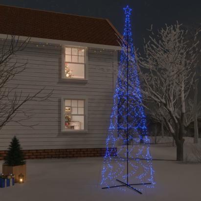 Brad de Crăciun conic, 3000 LED-uri, albastru, 230x800 cm GartenMobel Dekor