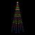 Brad de Crăciun pe catarg, 108 LED-uri, multicolor, 180 cm GartenMobel Dekor