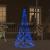 Brad de Crăciun pe catarg, 200 LED-uri, albastru, 180 cm GartenMobel Dekor