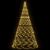 Brad de Crăciun pe catarg, 3000 LED-uri, alb cald, 800 cm GartenMobel Dekor