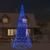 Brad de Crăciun pe catarg, 3000 LED-uri, albastru, 800 cm GartenMobel Dekor