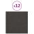 Panouri de perete 12 buc. gri închis 30x30 cm textil 1,08 m² GartenMobel Dekor