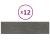 Panouri de perete 12 buc. gri închis 60x15 cm catifea 1,08 m² GartenMobel Dekor